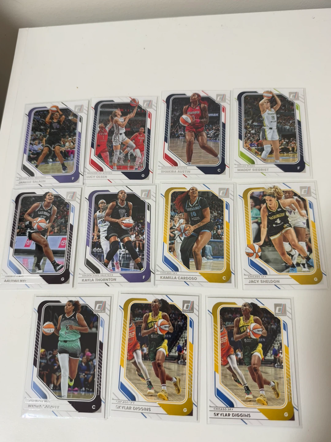 Collection of WNBA Donruss Trading Cards - photo 5