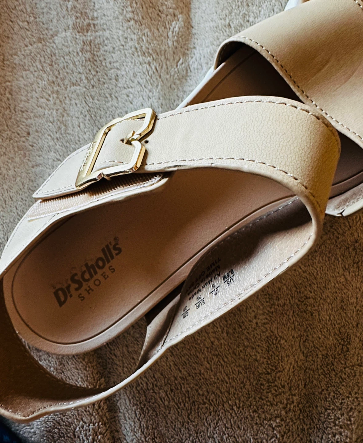 Dr. Scholl's Time Off Sky Sandals Tan Size 8.5M - photo 3