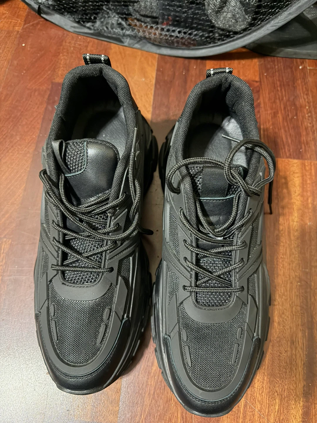 Men's Black Sneakers — Brand New, US 9 & 10 — 3 Pairs $100 - photo 2