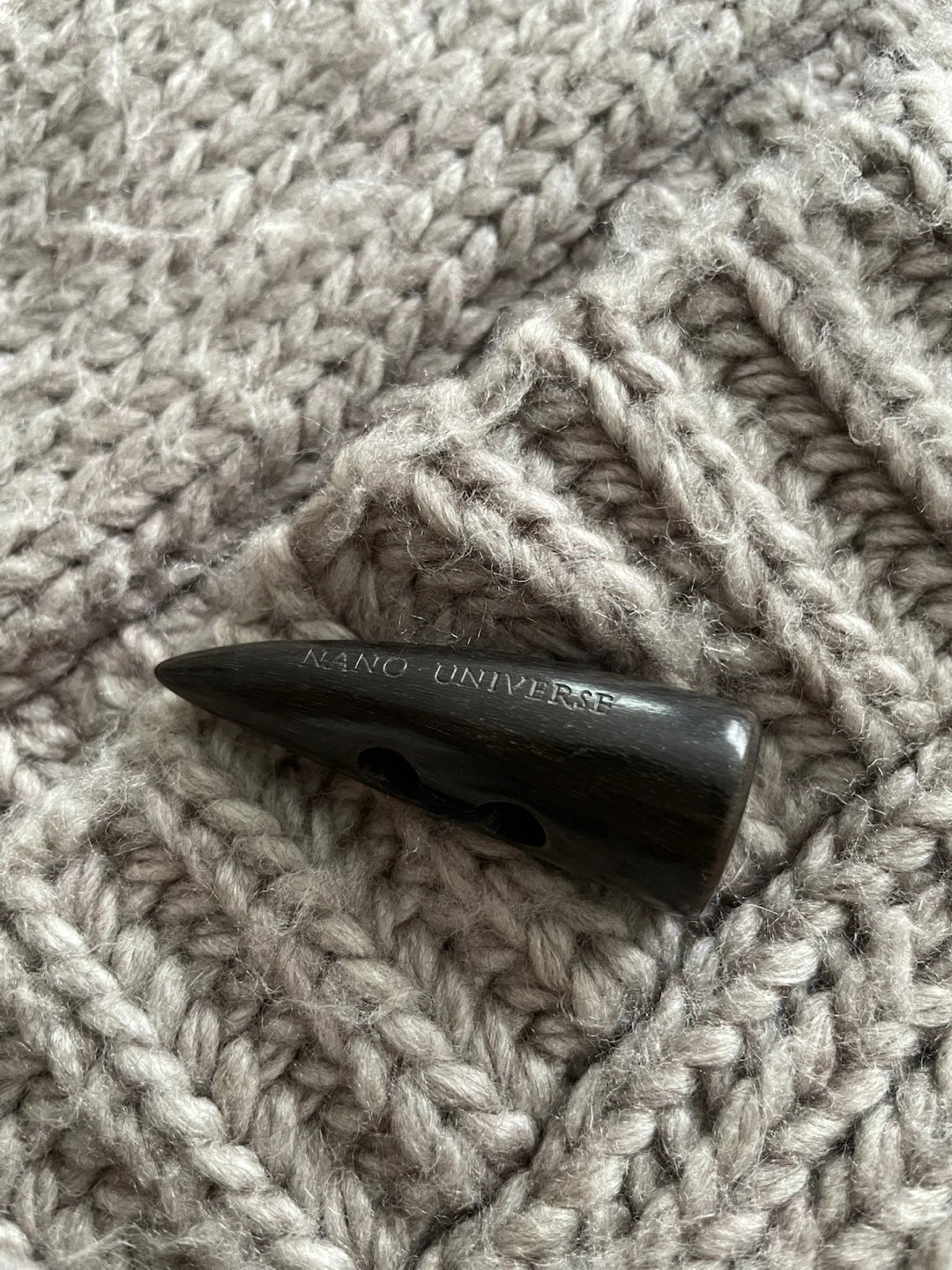 Hand Knit Toggle Cardigan - photo 3