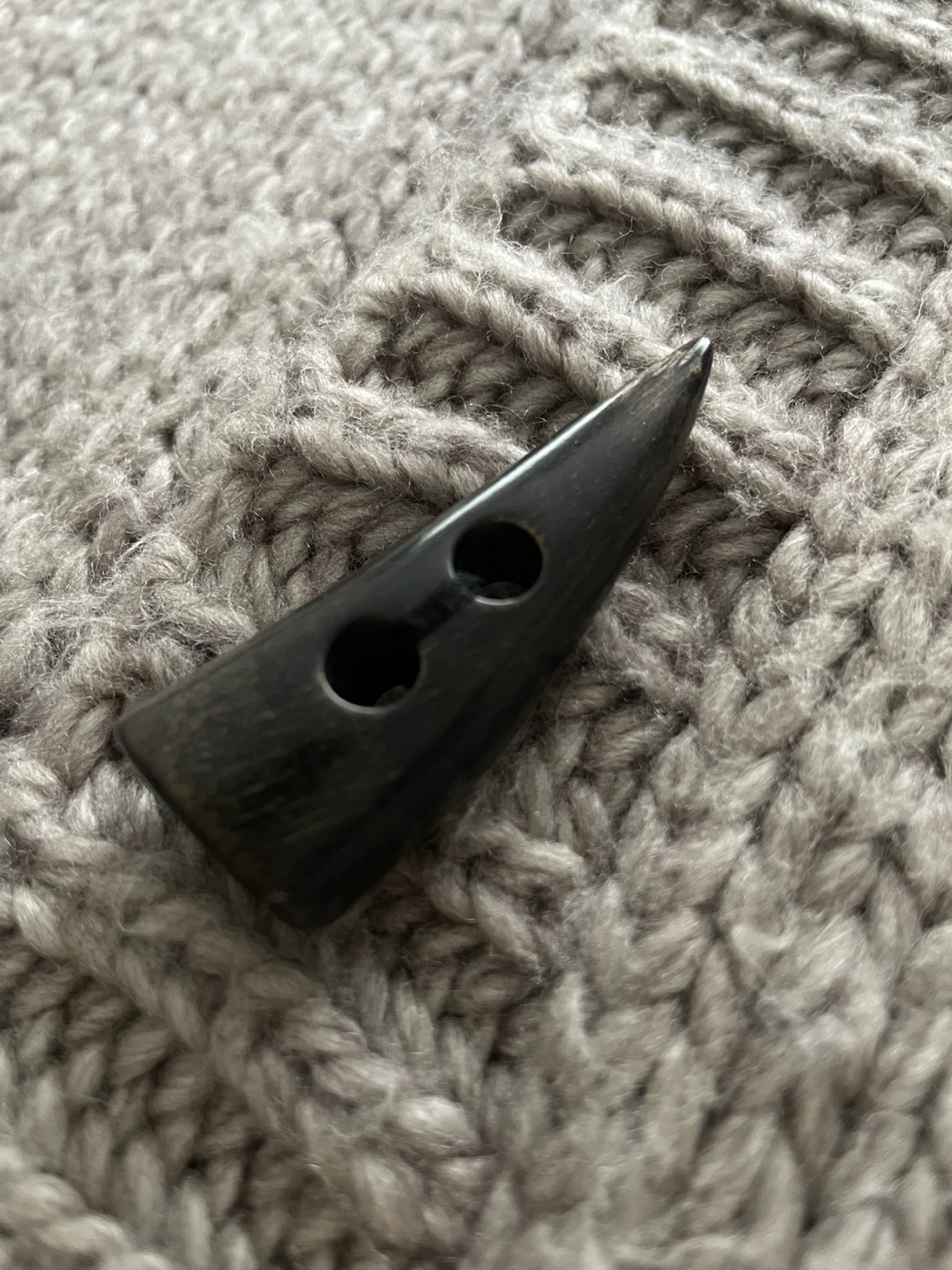 Hand Knit Toggle Cardigan - photo 4