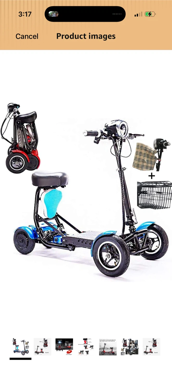 Portable Electric Mobility Scooter