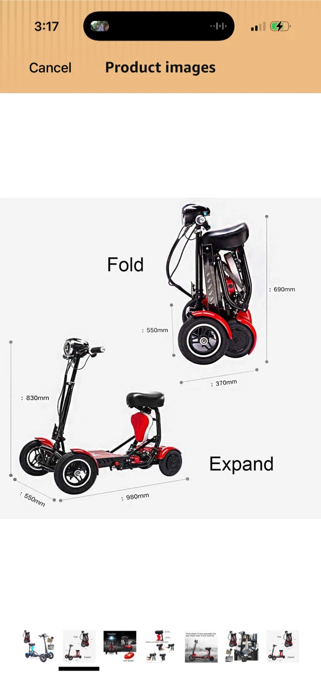 Portable Electric Mobility Scooter - photo 2