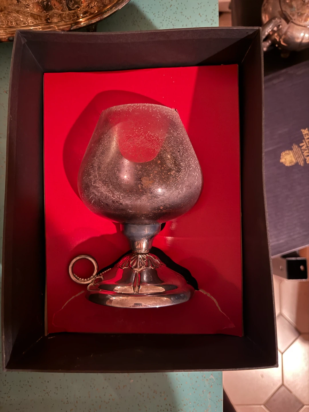 Vintage Frosted Glass and Silver Plated Candle Holders