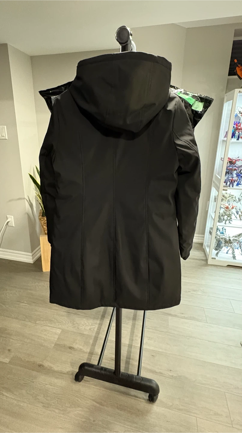 DKNY Women's Black Parka - Small - photo 2