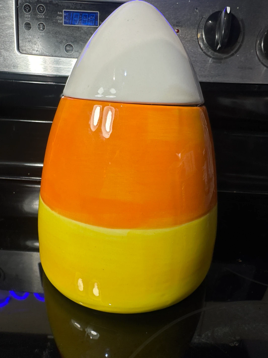 Snoopy Candy Corn Cookie Jar Gibson Housewares - photo 4