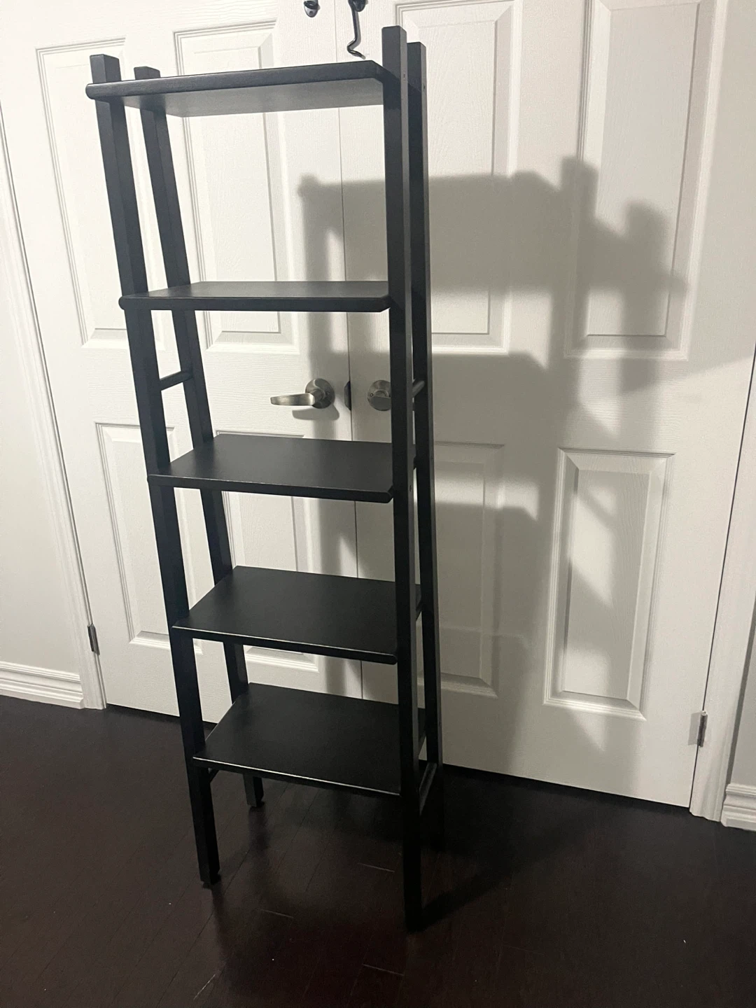 Black 5-Tier Ladder Shelf