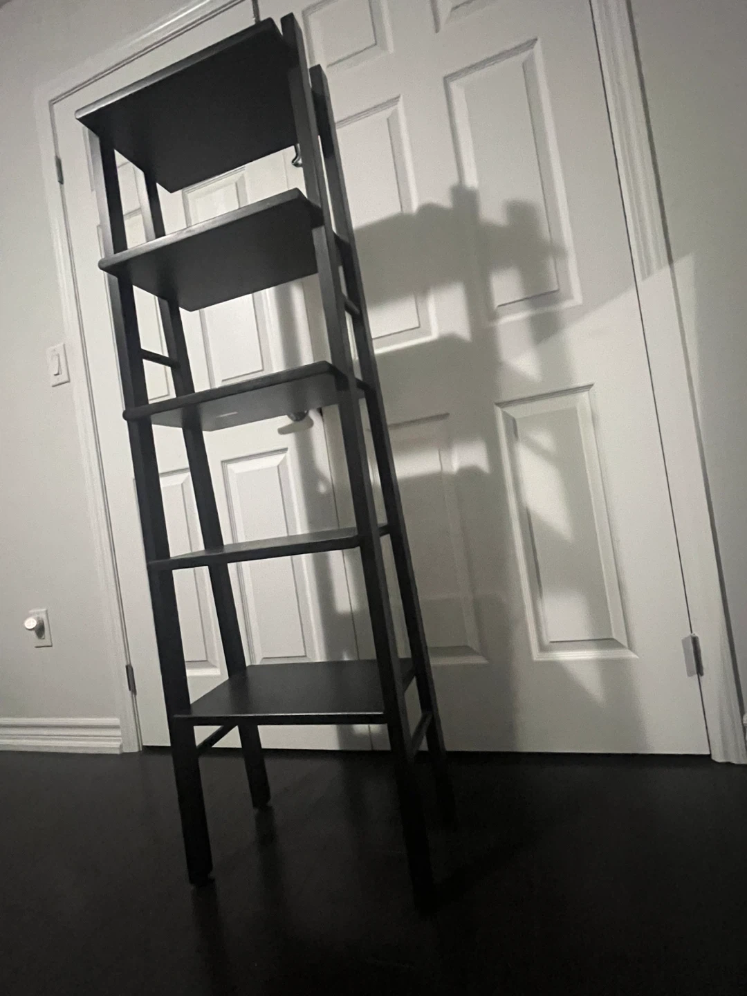Black 5-Tier Ladder Shelf - photo 4