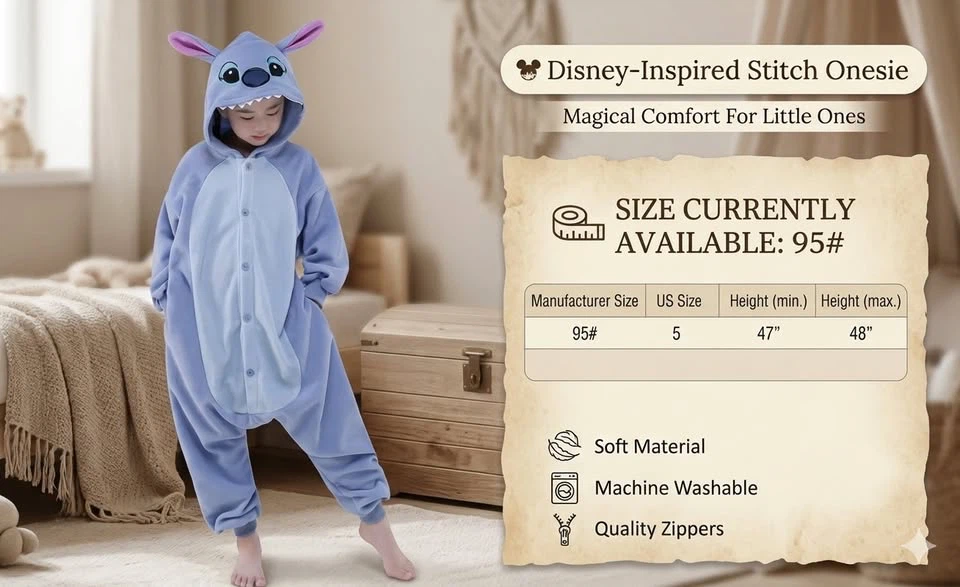 Childrens Character Onesie Costume