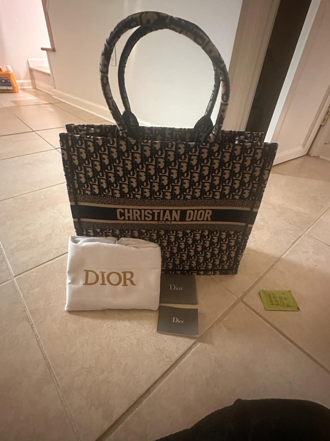 Christian Dior Book Tote Bag