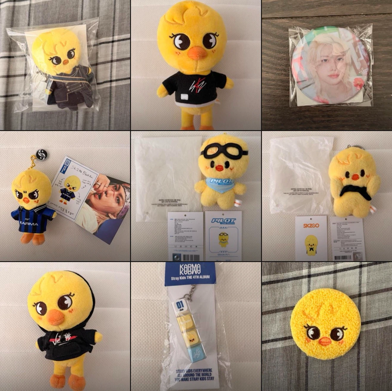 Stray Kids SKZOO BbokAri Plush and Keychain Collection