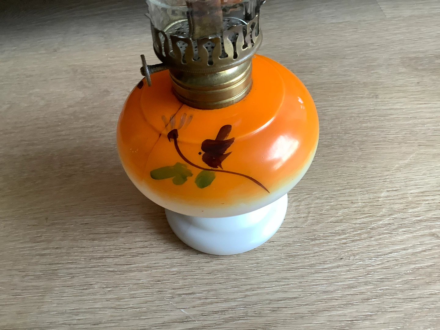 Ant Victorian Nellie Bly Hd Ptd Miniature Kerosene Oil Lamp 🐞 - photo 5