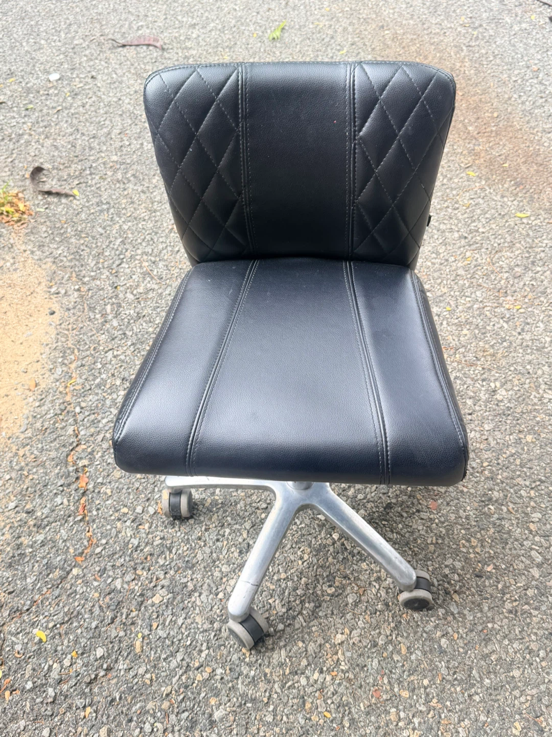 Black Quilted Office Chair