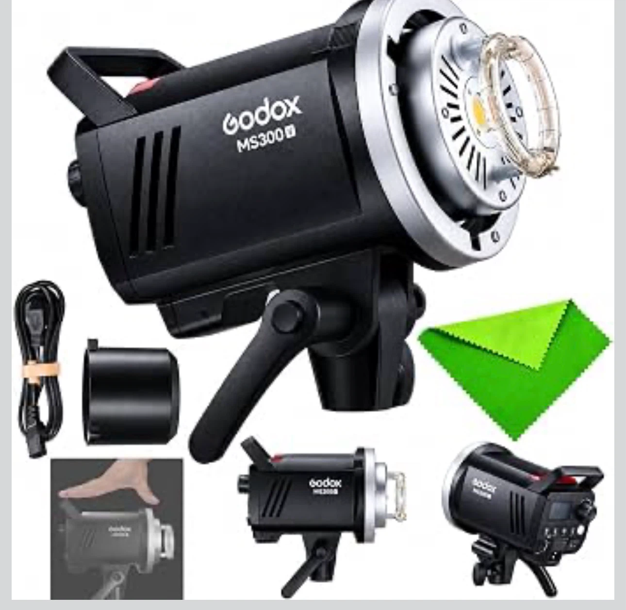 Godox MS300V Studio Flash 300Ws GN58 Compact studio strobe Flash