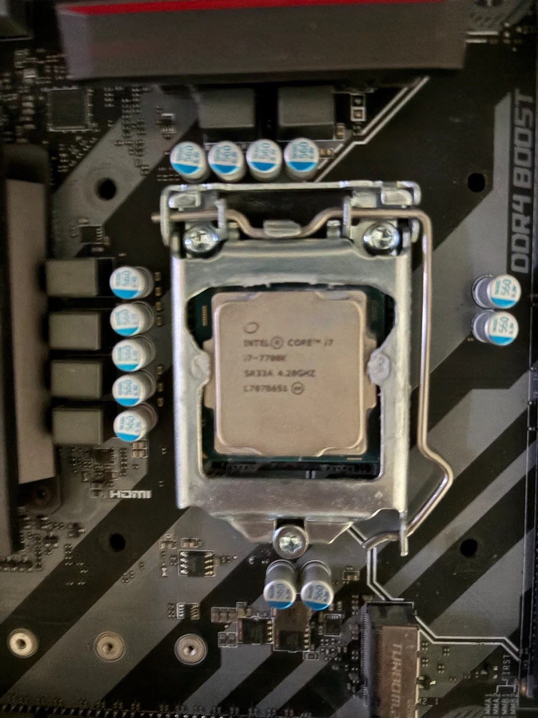 MSI B250M Mortar Motherboard with Intel Core i7-7700K - photo 2