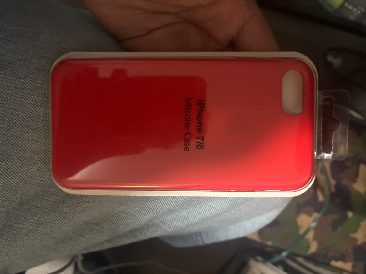 Apple iPhone 7/8 Silicone Case Red