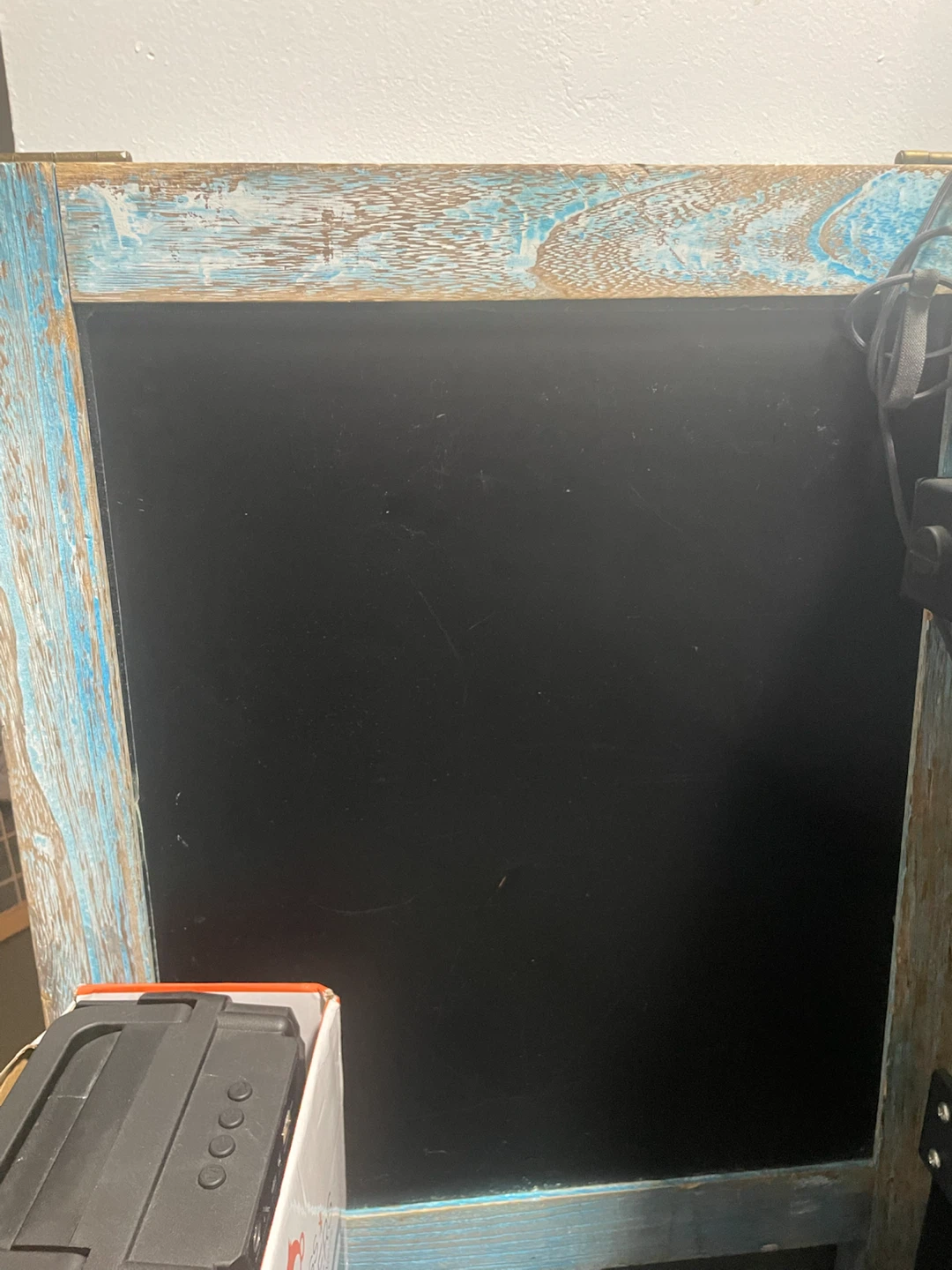 Rustic Distressed Wooden Chalkboard