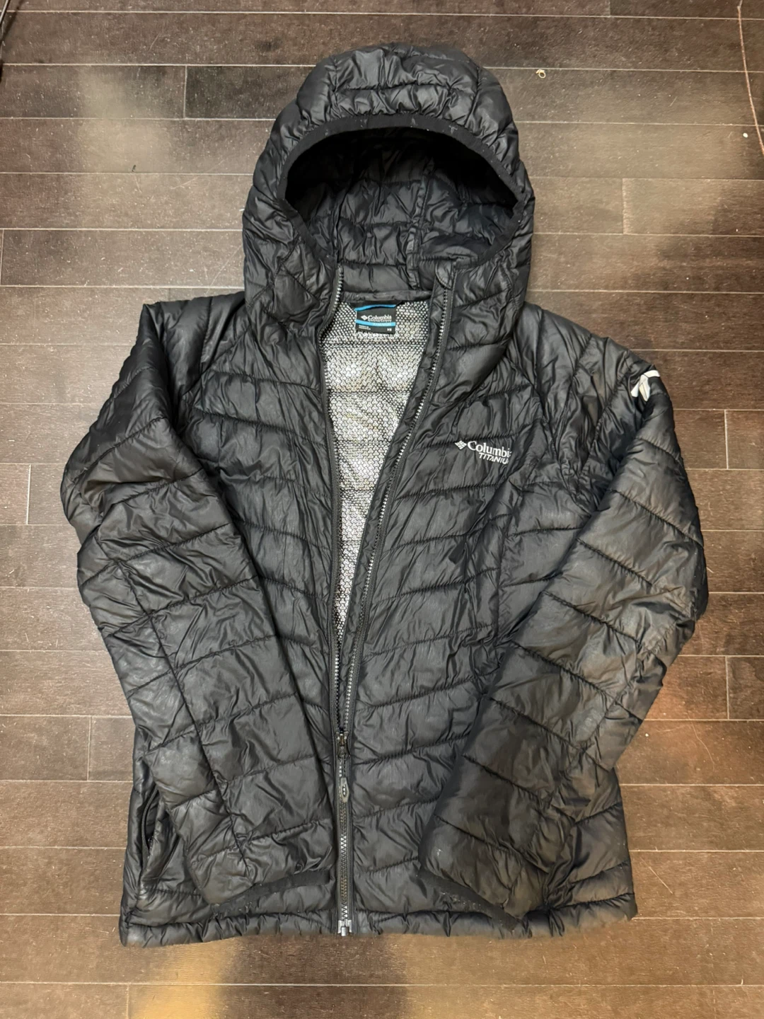 Columbia Titanium Omni-Heat Puffer Jacket - Black, Size XS