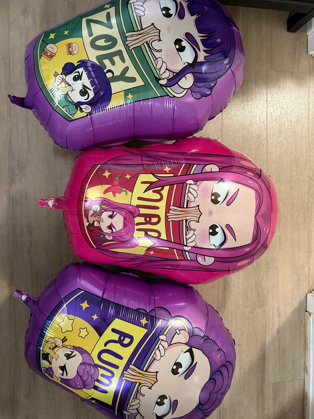Set of 3 KPop Demon Hunters Balloons