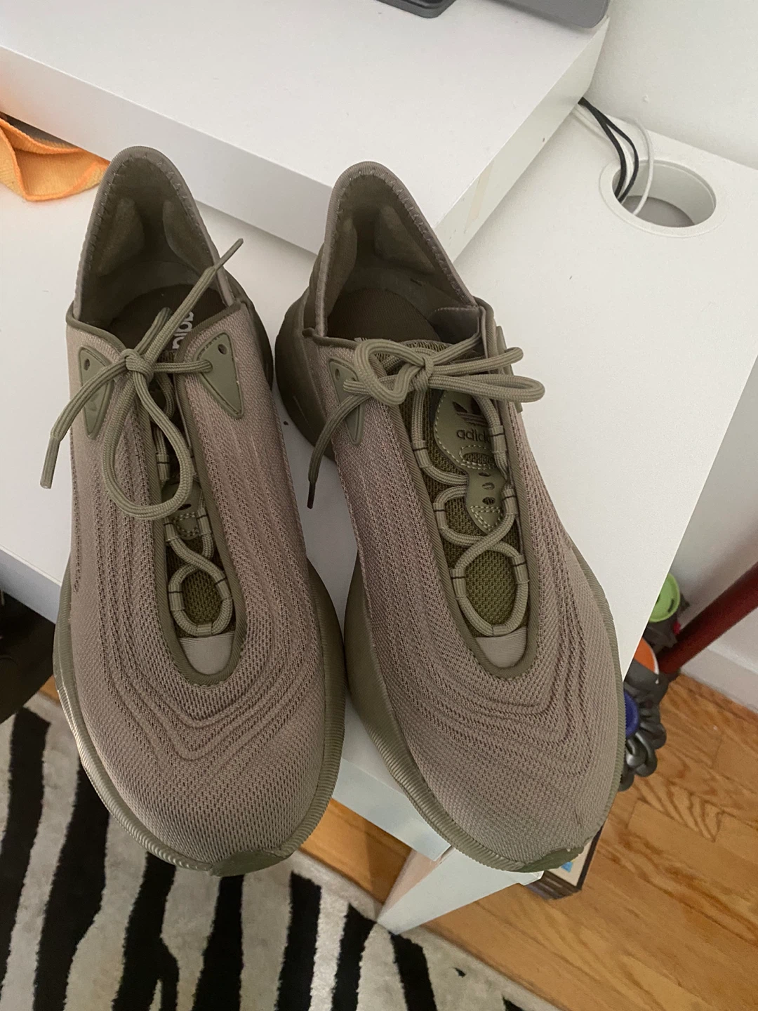 Adidas Olive Green Sneakers size 9.5