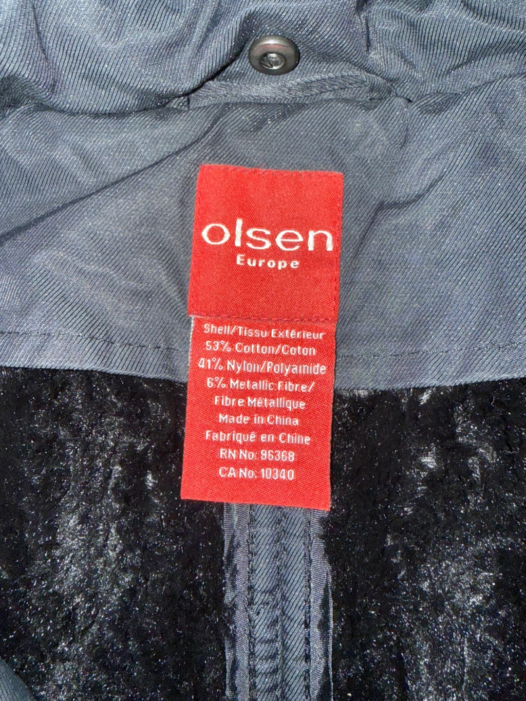 Olsen Europe Quilted Winter Coat with Fur-Trimmed Hood - photo 4