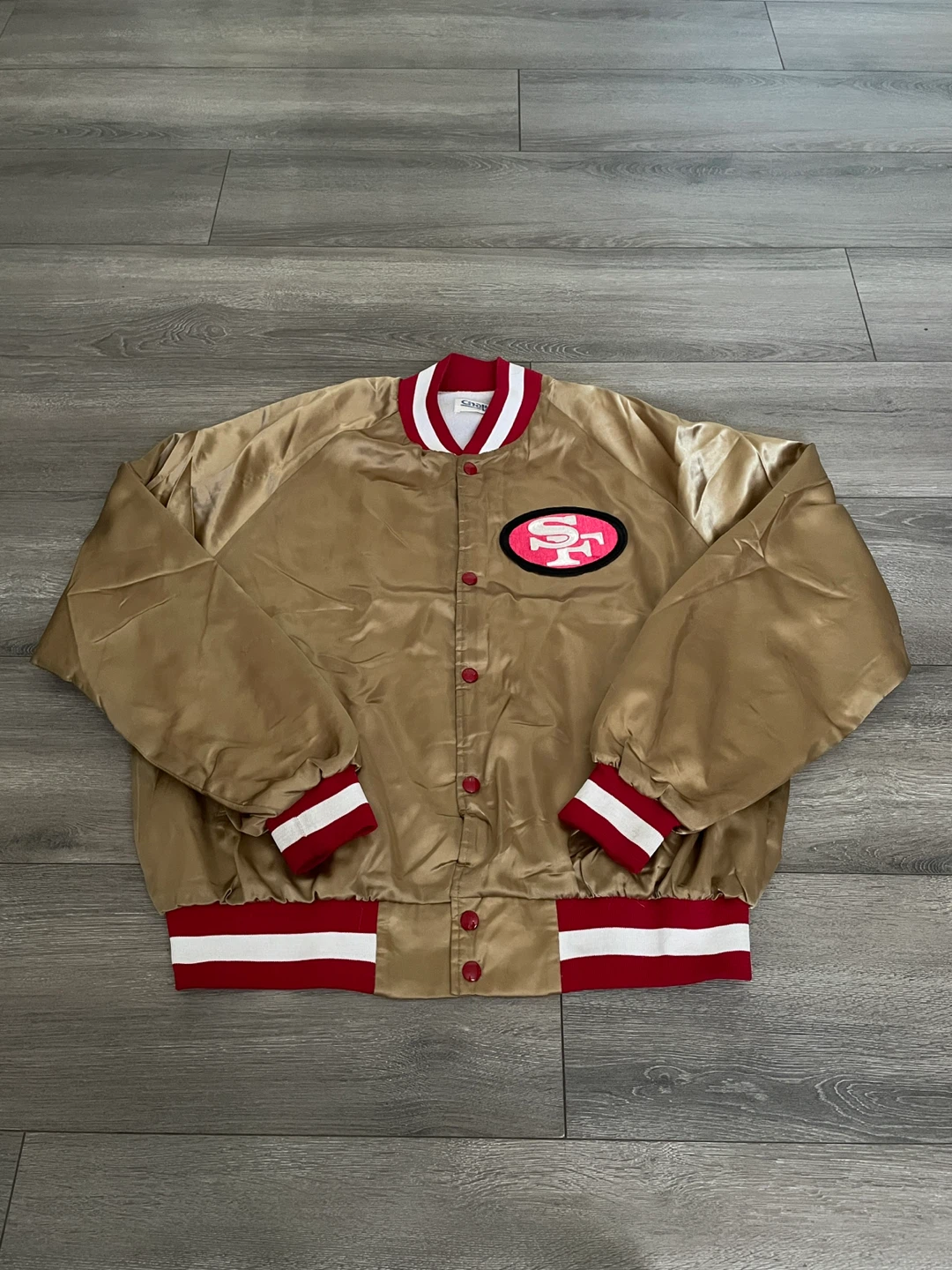 San Francisco 49ers Satin Bomber Jacket