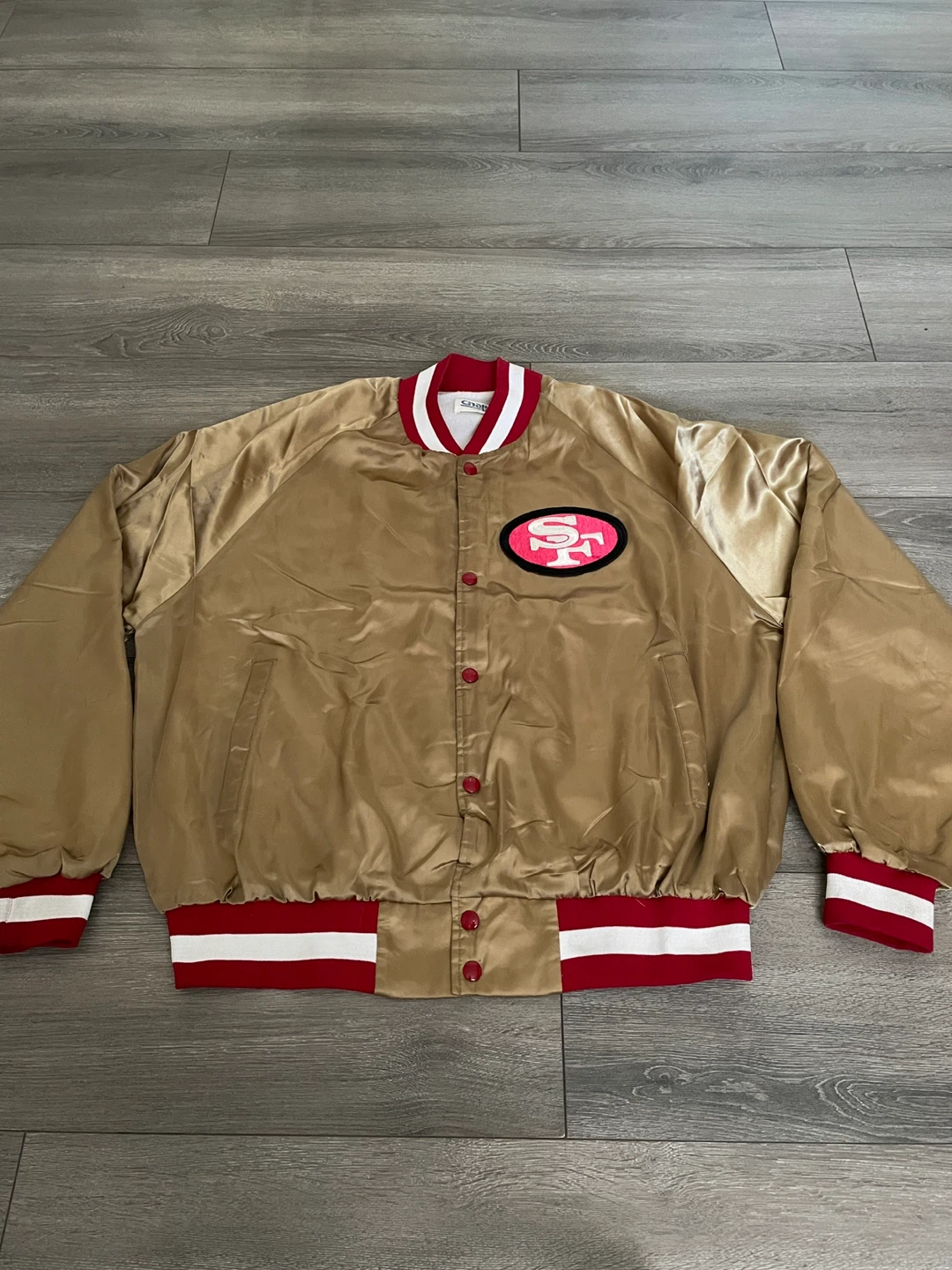 San Francisco 49ers Satin Bomber Jacket - photo 2
