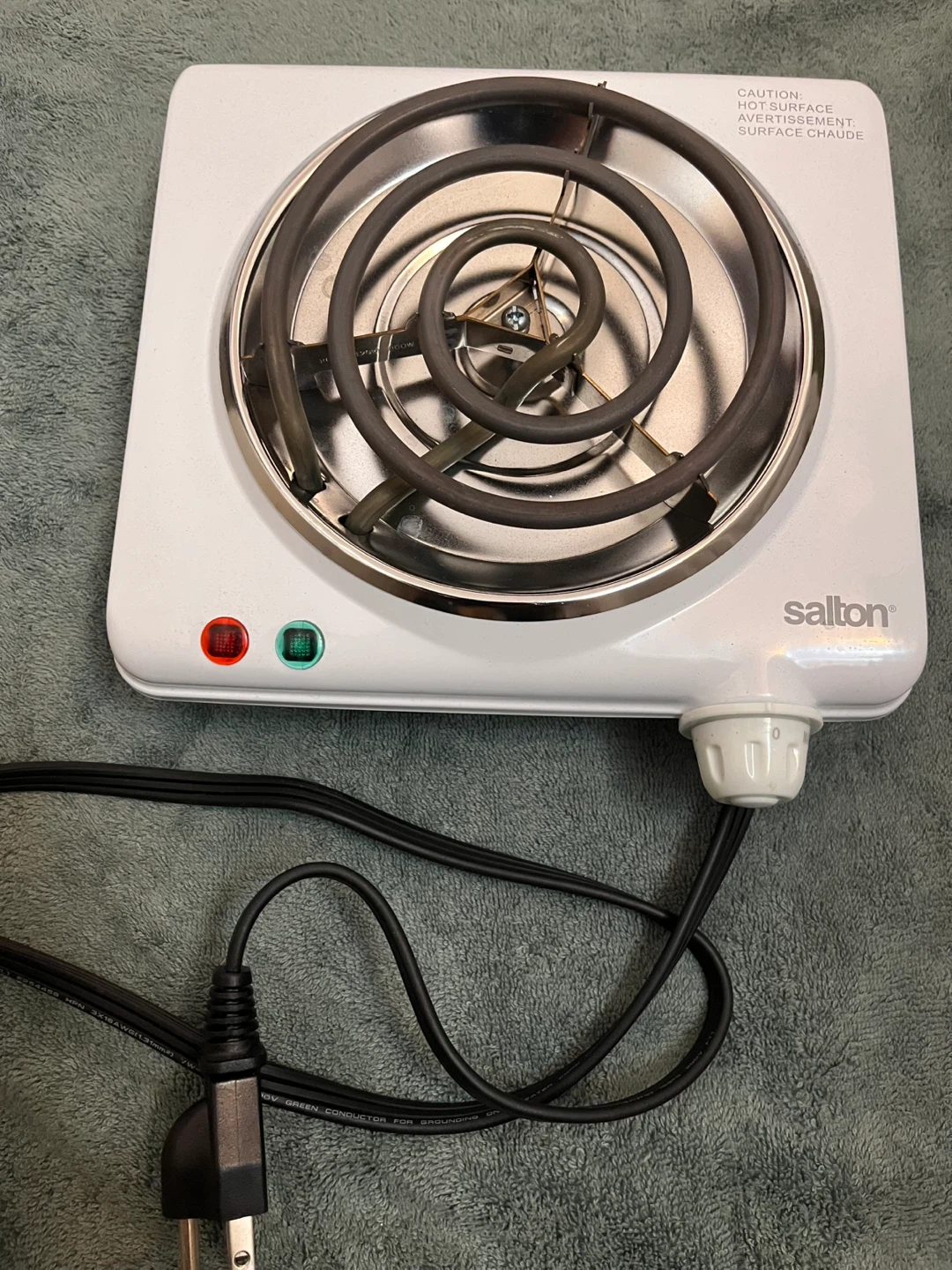 Salton Portable Cooktop Model HP1305 - photo 3