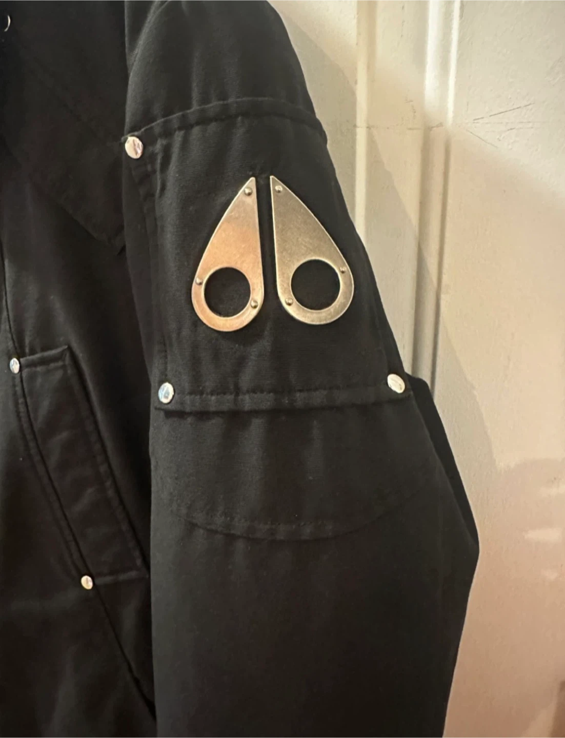 Moose Knuckles Black Bomber Jacket - photo 2
