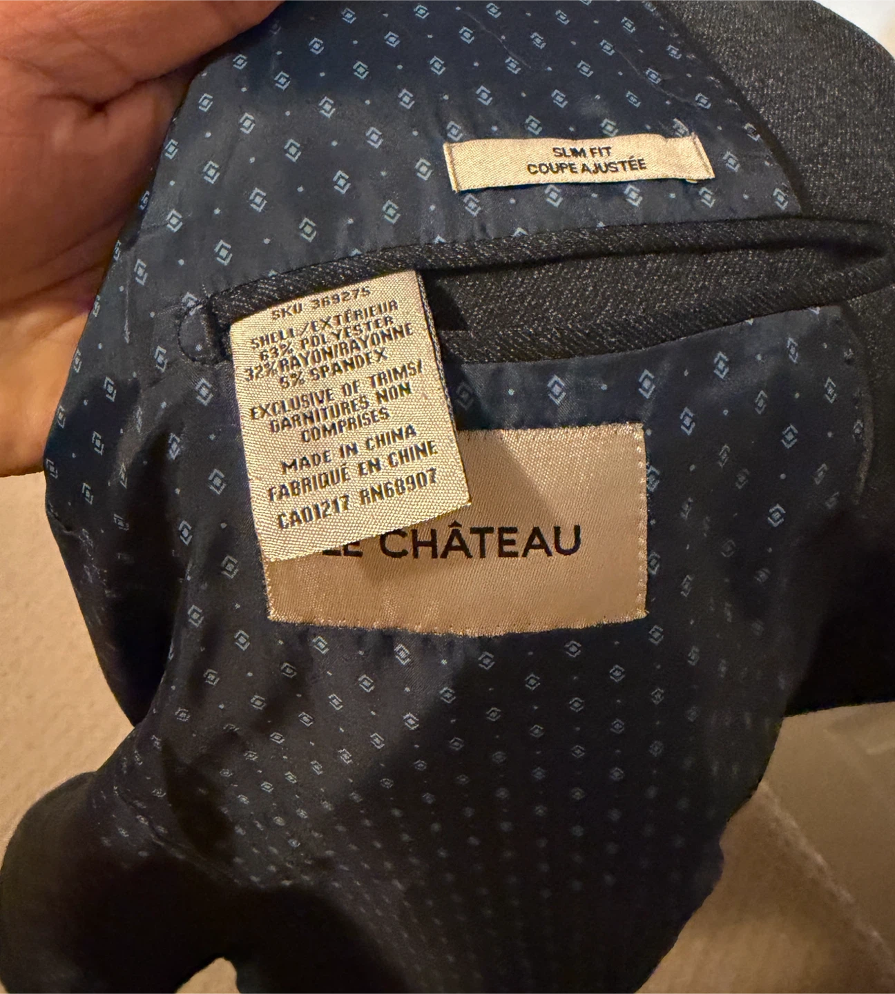 Le Château Slim Fit Blazer (Size 46) - photo 5