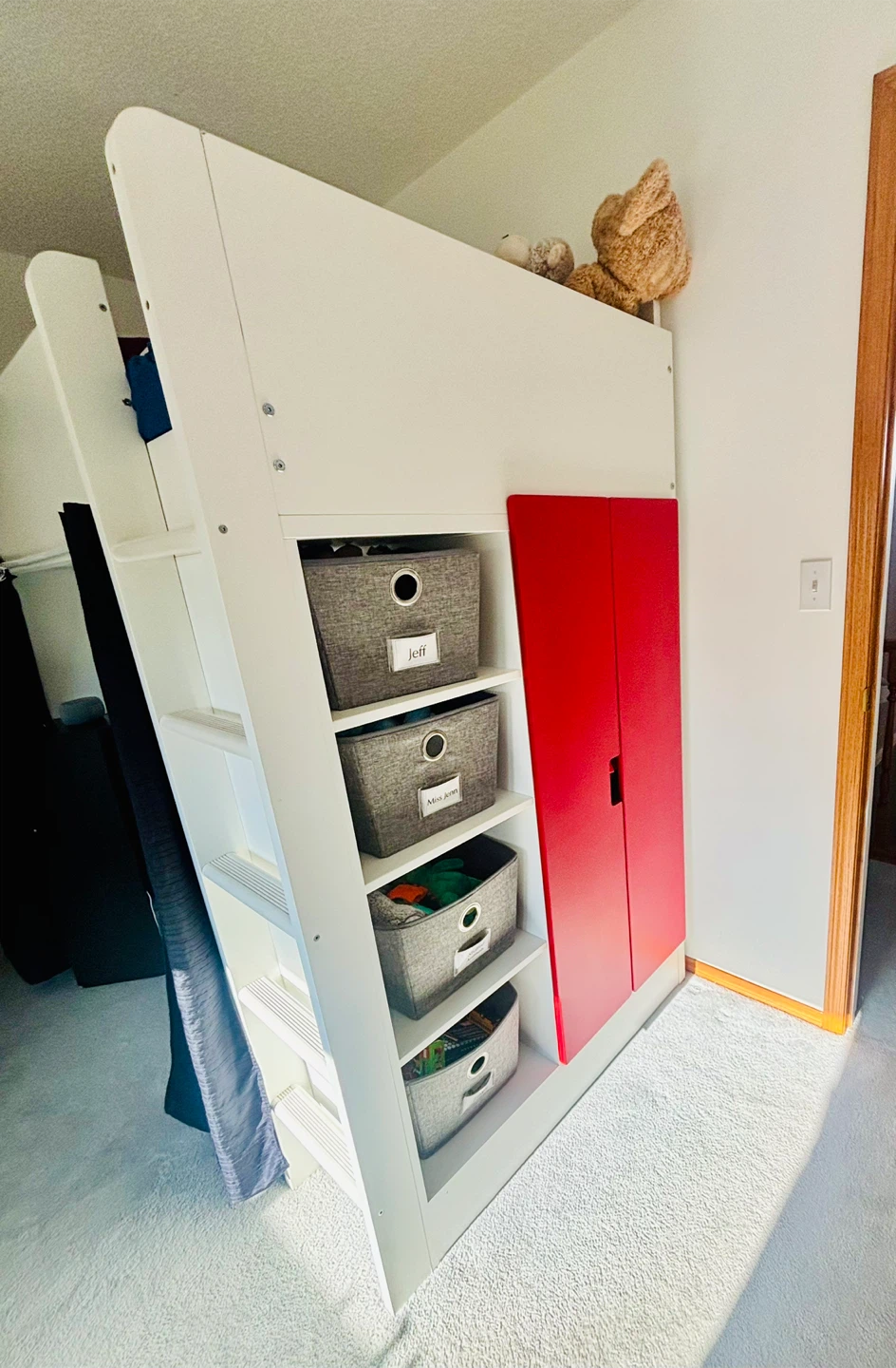 Stora Loft Bed with Wardrobe and Shelving - photo 3