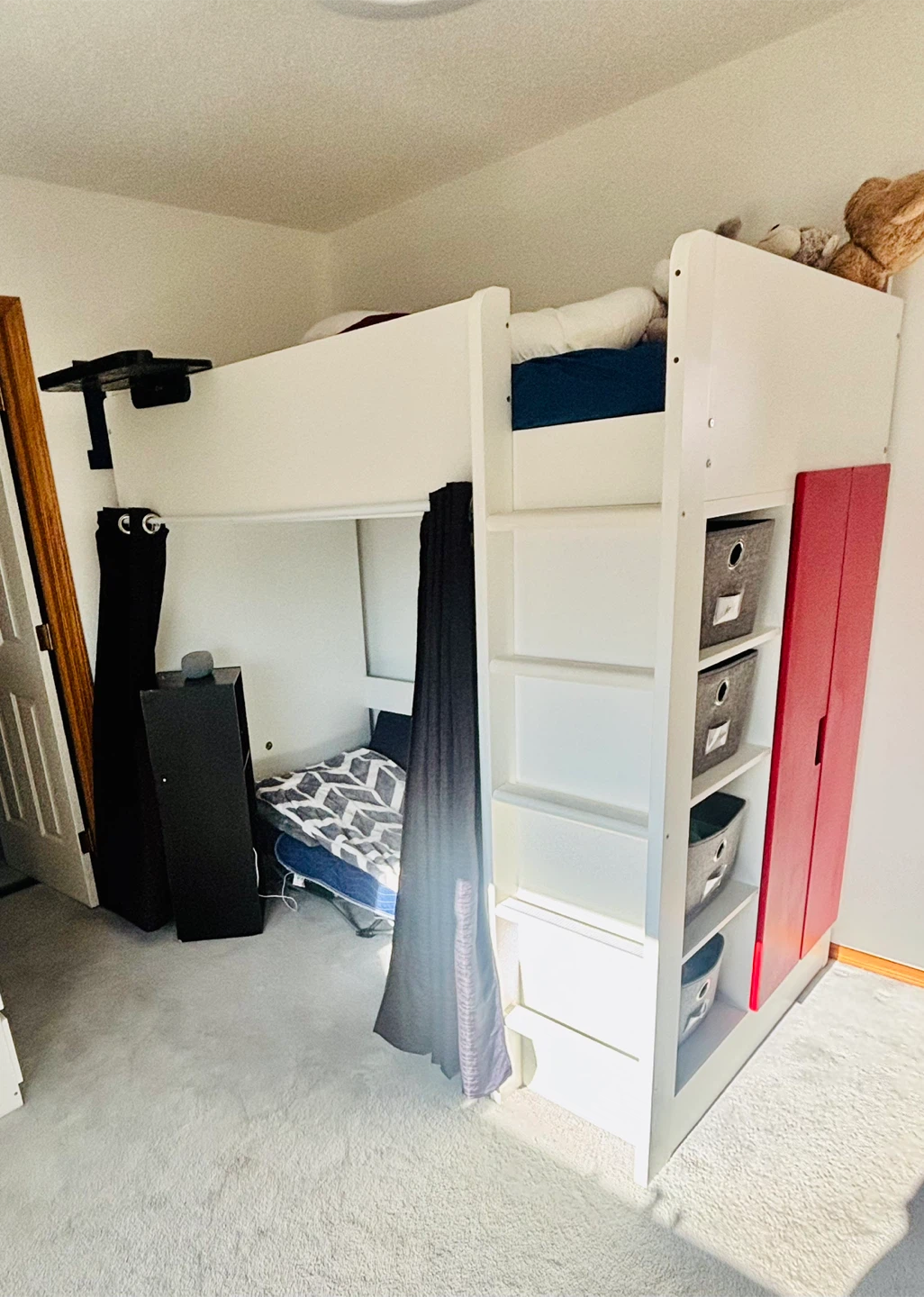 Stora Loft Bed with Wardrobe and Shelving - photo 2