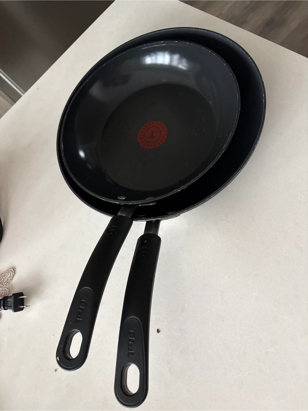 Two T-fal Non-Stick Frying Pans - photo 2