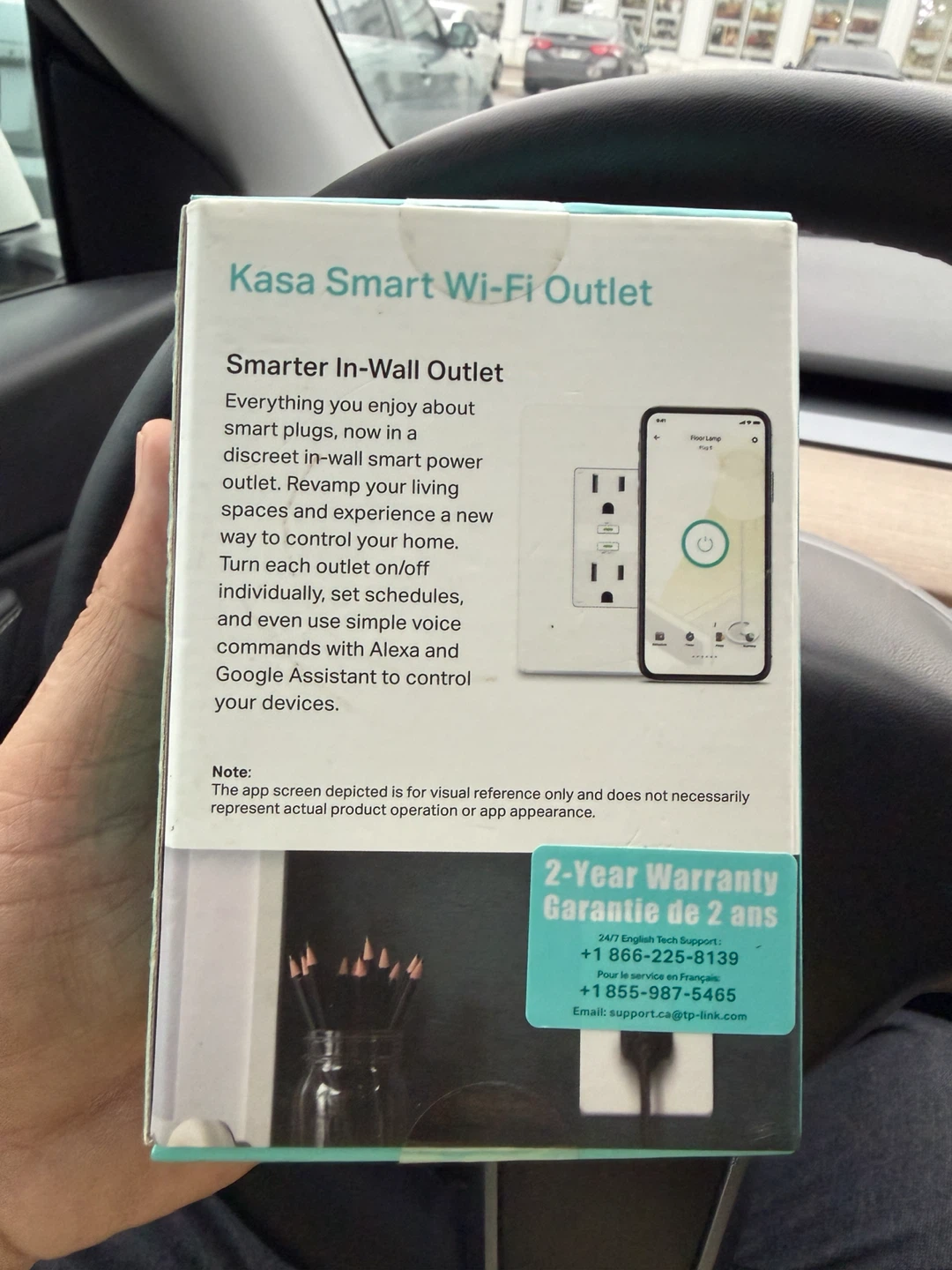 TP-Link Kasa Smart Wi-Fi In-Wall two (2) Outlet - photo 2