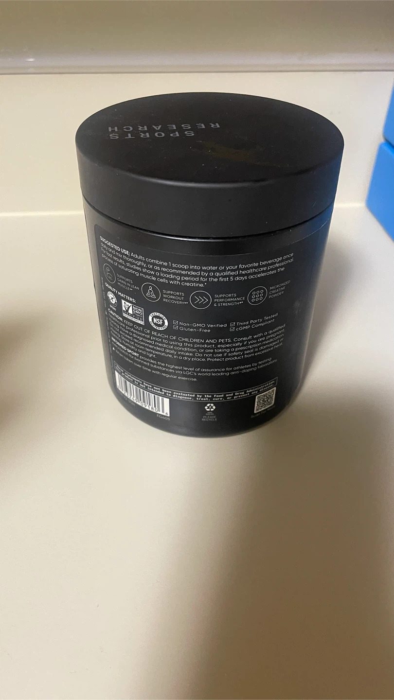 Sports Research Creatine Monohydrate $17.95 Unflavored 10.58 OZ - photo 2