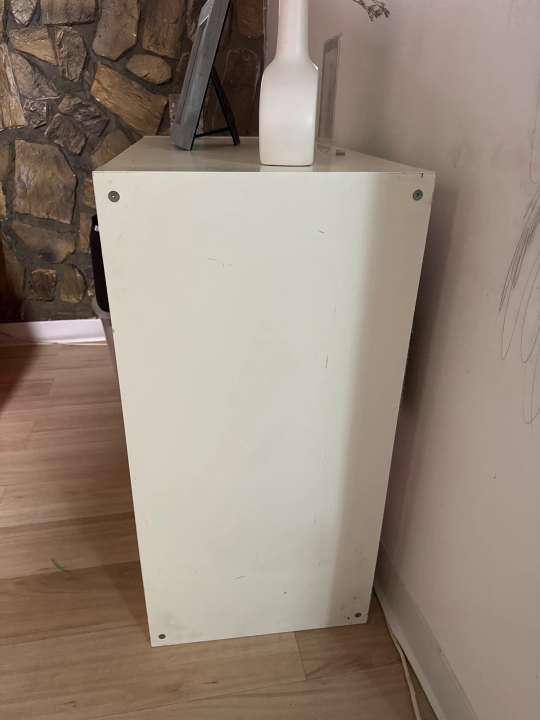 White IKEA Kallax 2x2 Shelf Unit - photo 2