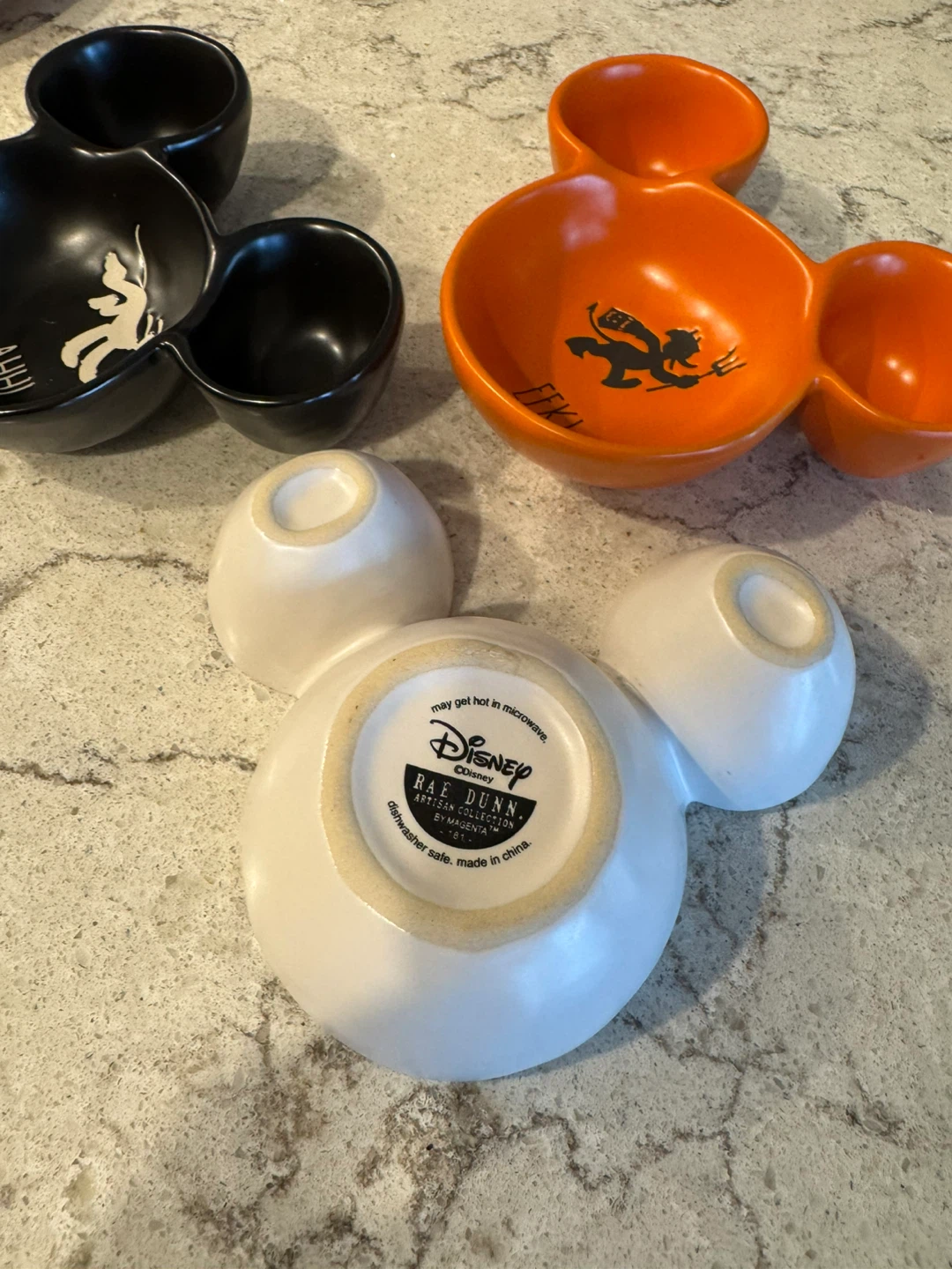 Rae Dunn Disney Halloween Mickey Mouse Bowls - photo 2