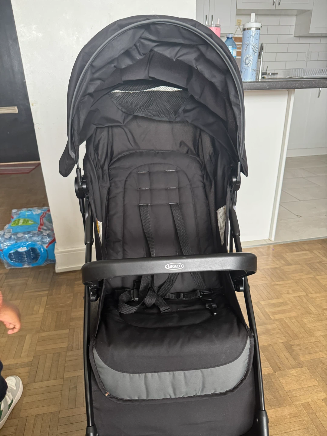 Graco black stroller