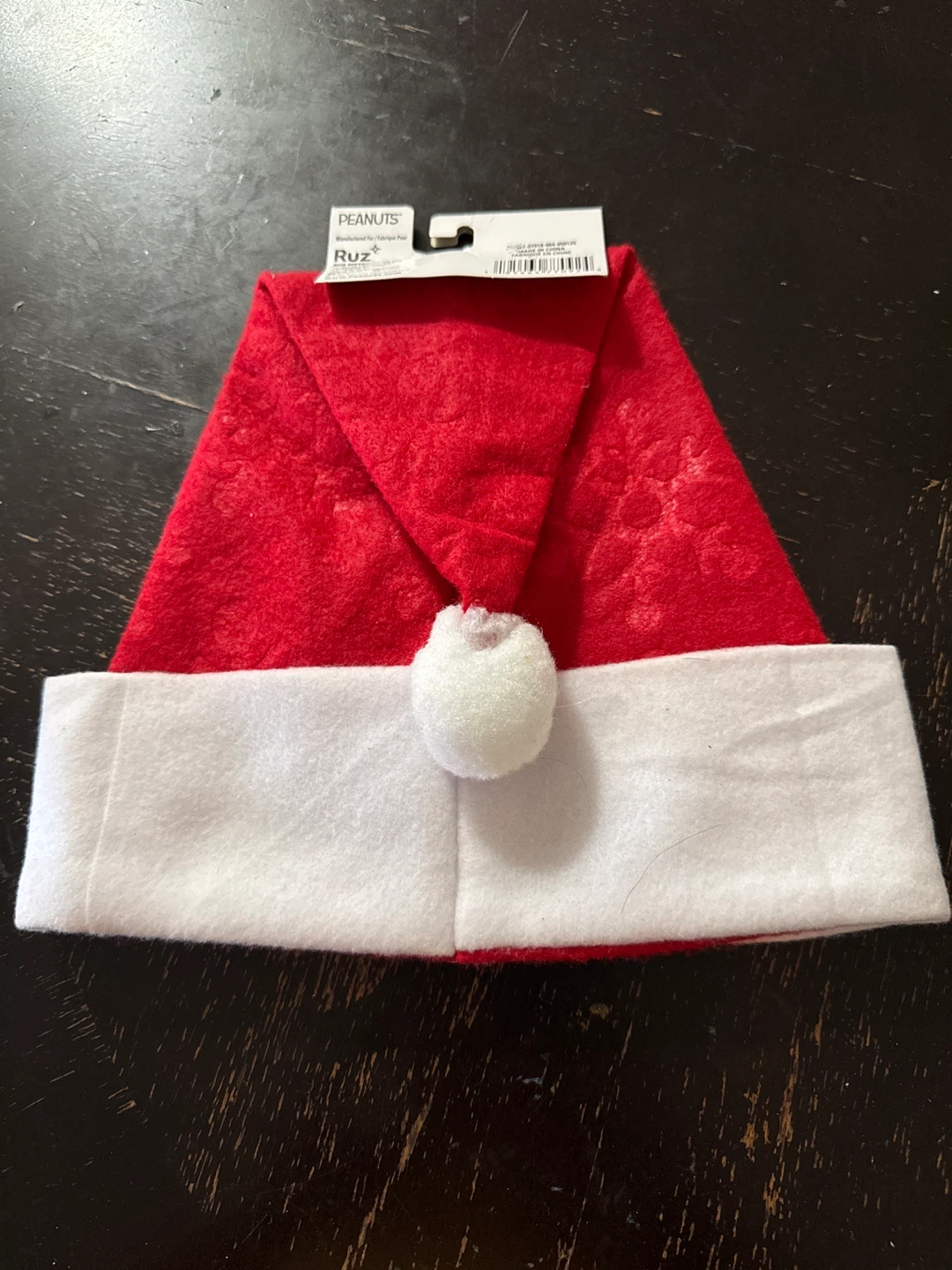Peanuts Snoopy Christmas Santa Hat - photo 2