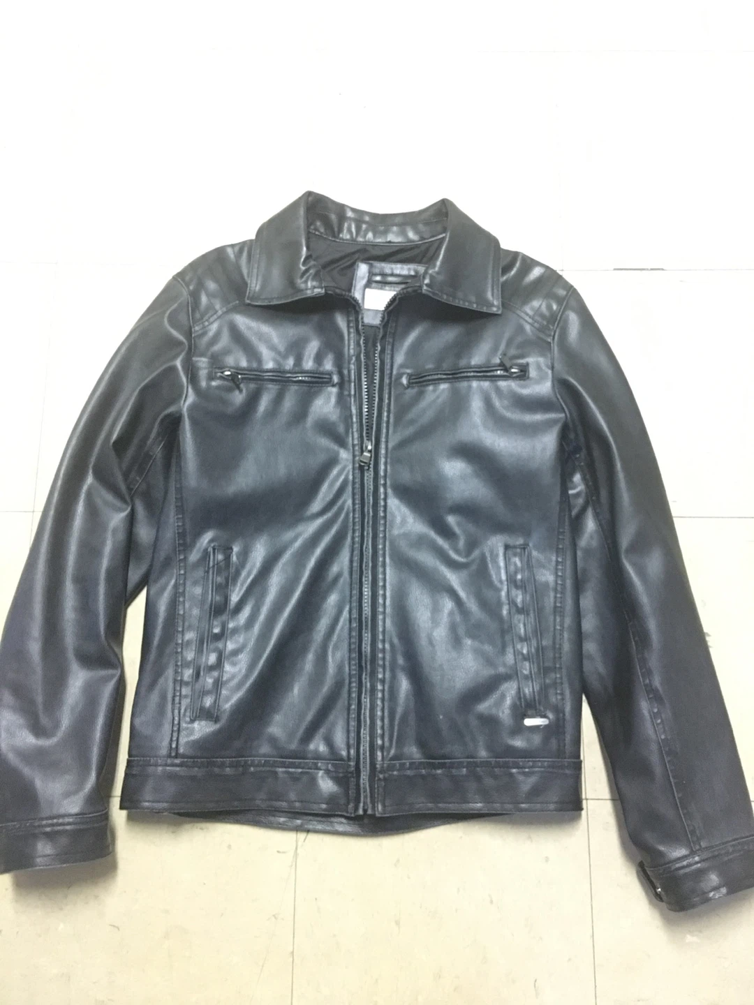 Calvin Klein Black Faux Leather Jacket - photo 4
