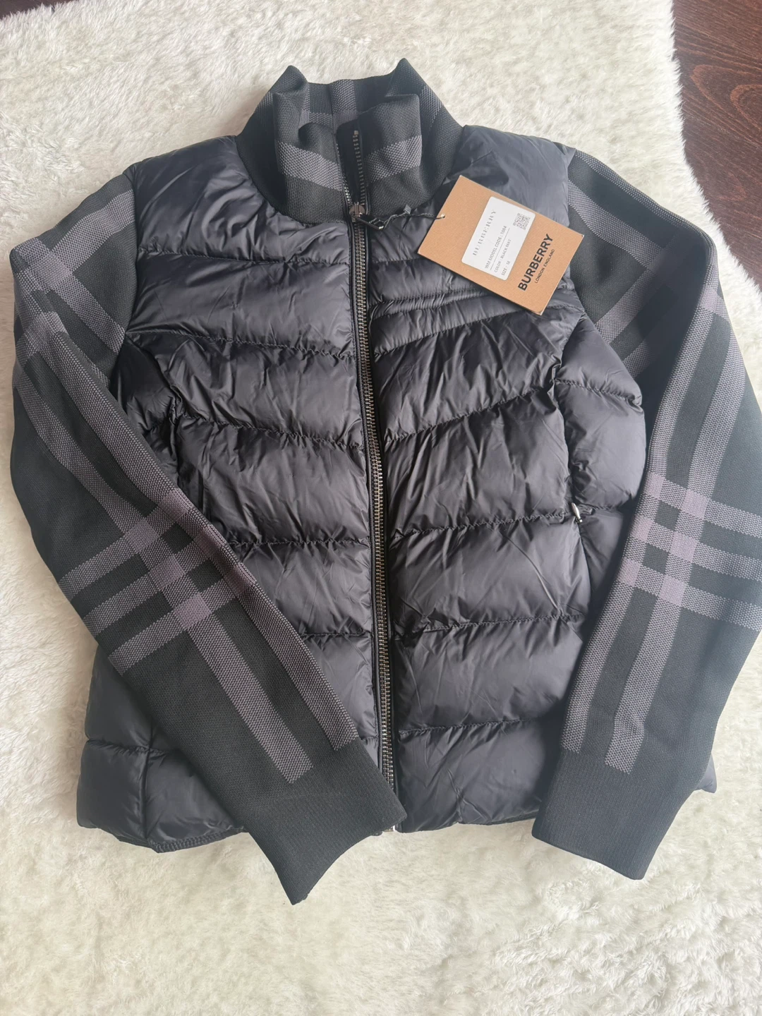 Burberry Quilted Puffer Jacket Black