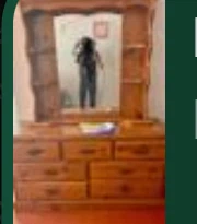 Wooden Dresser with Mirror - photo 4