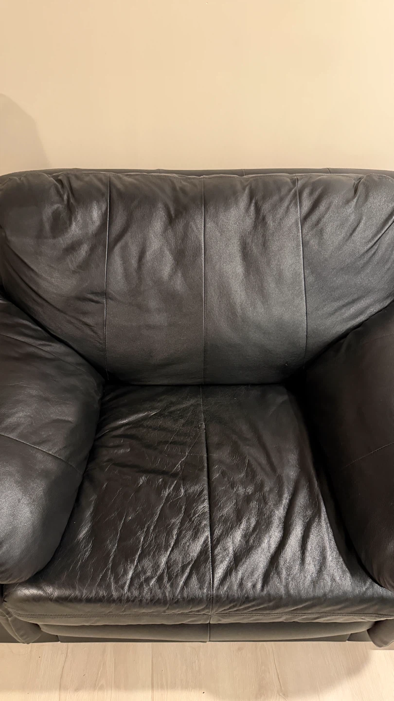 Black Leather Armchair