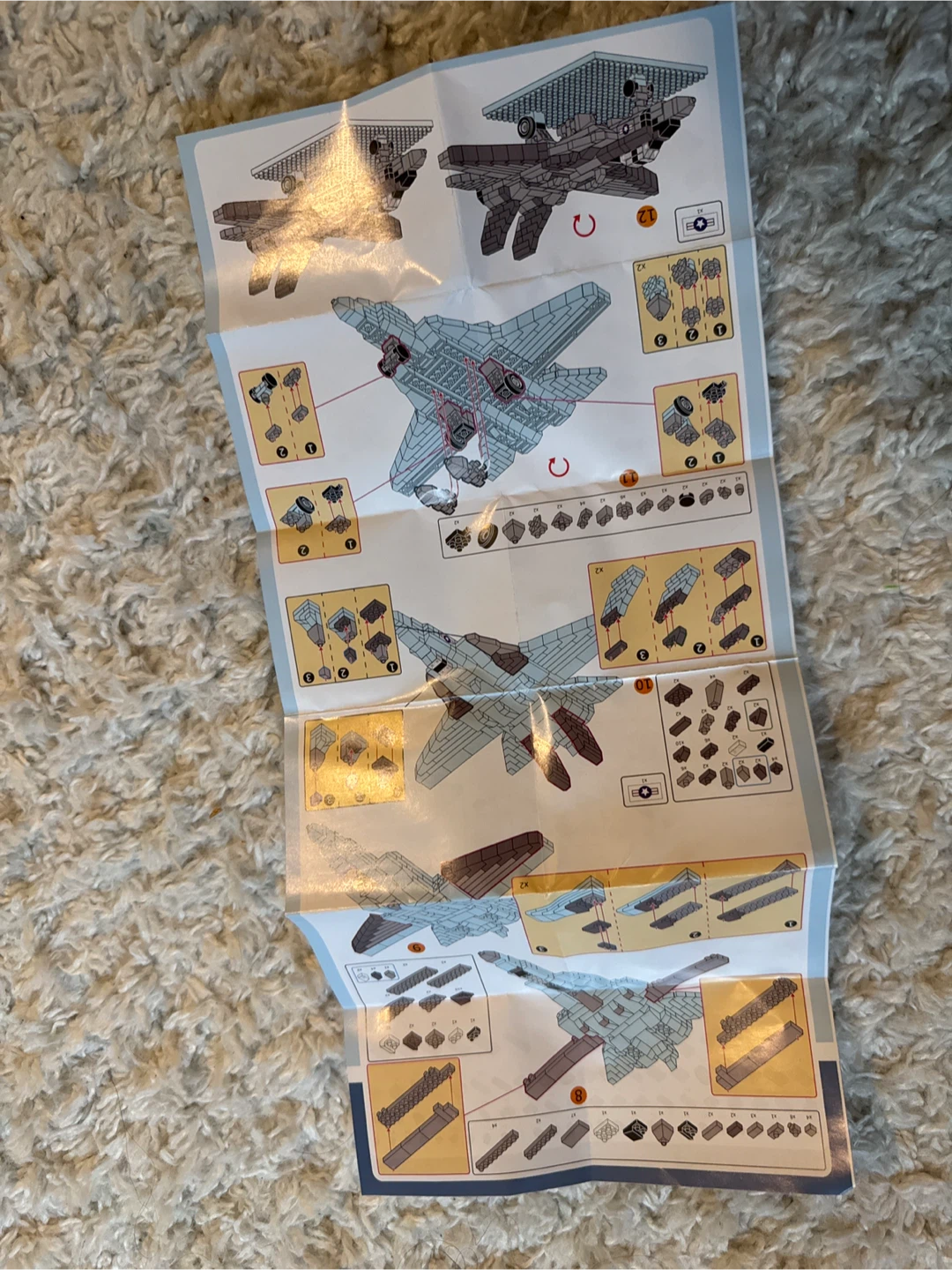 F-14 Fighter Jet Mini Building Blocks Set - Lego - photo 2