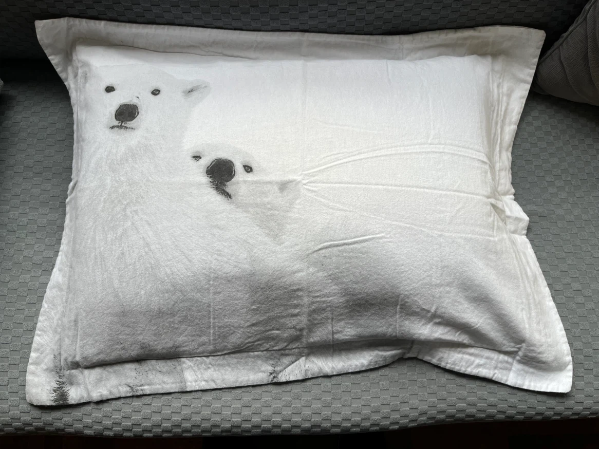 DH Polar Bear Print Duvet Cover and Pillowcase Set - photo 4