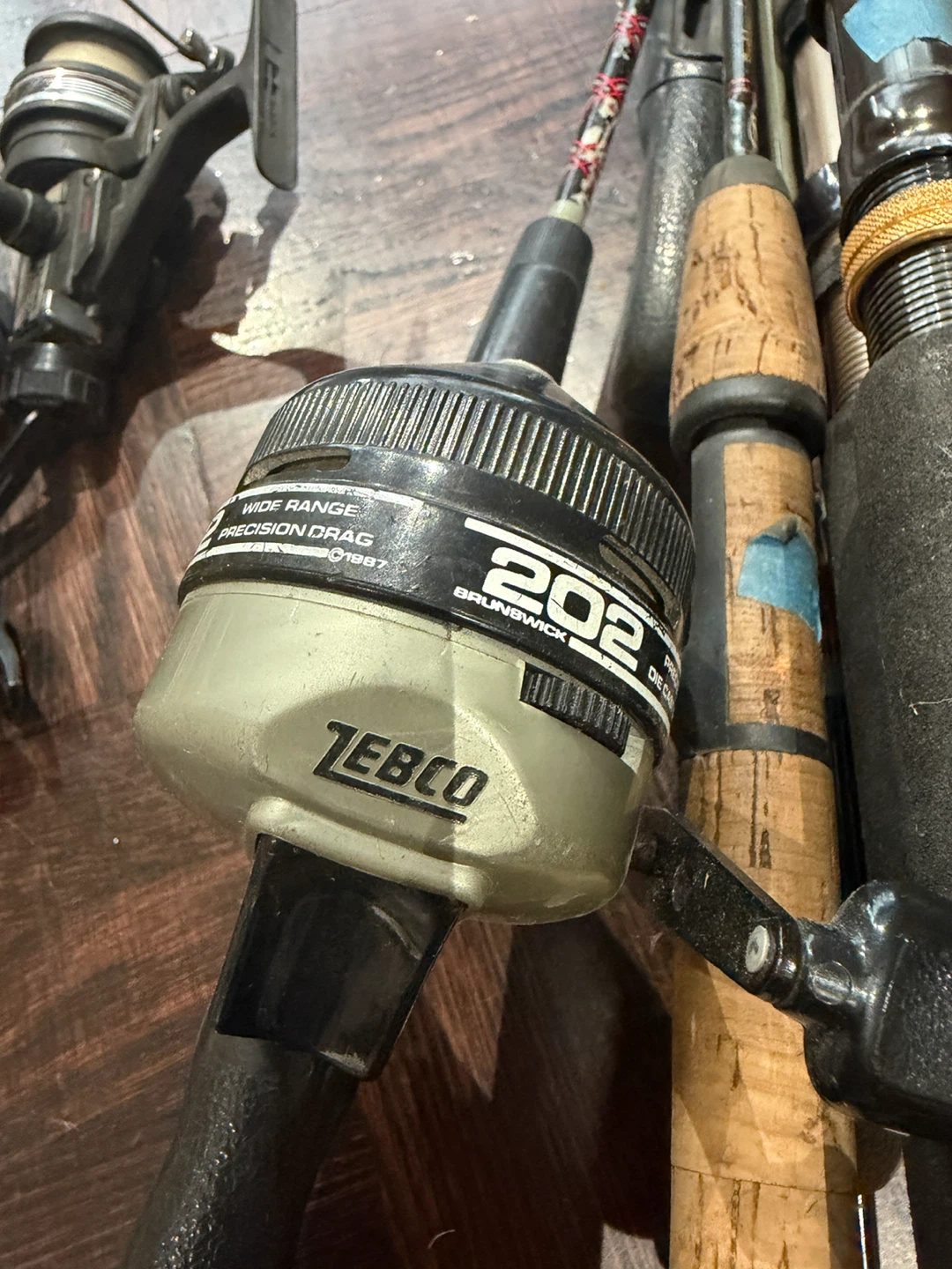 Fishing rod+ VINTAGE SPINNING REELS - photo 2