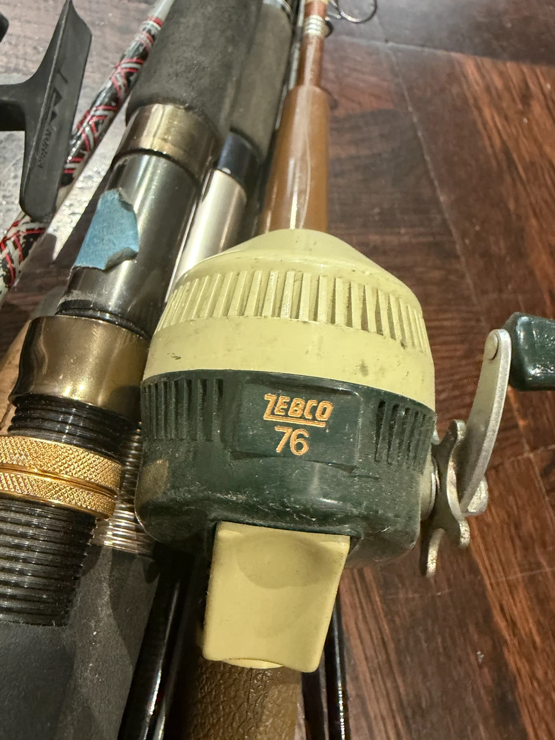 Fishing rod+ VINTAGE SPINNING REELS - photo 3