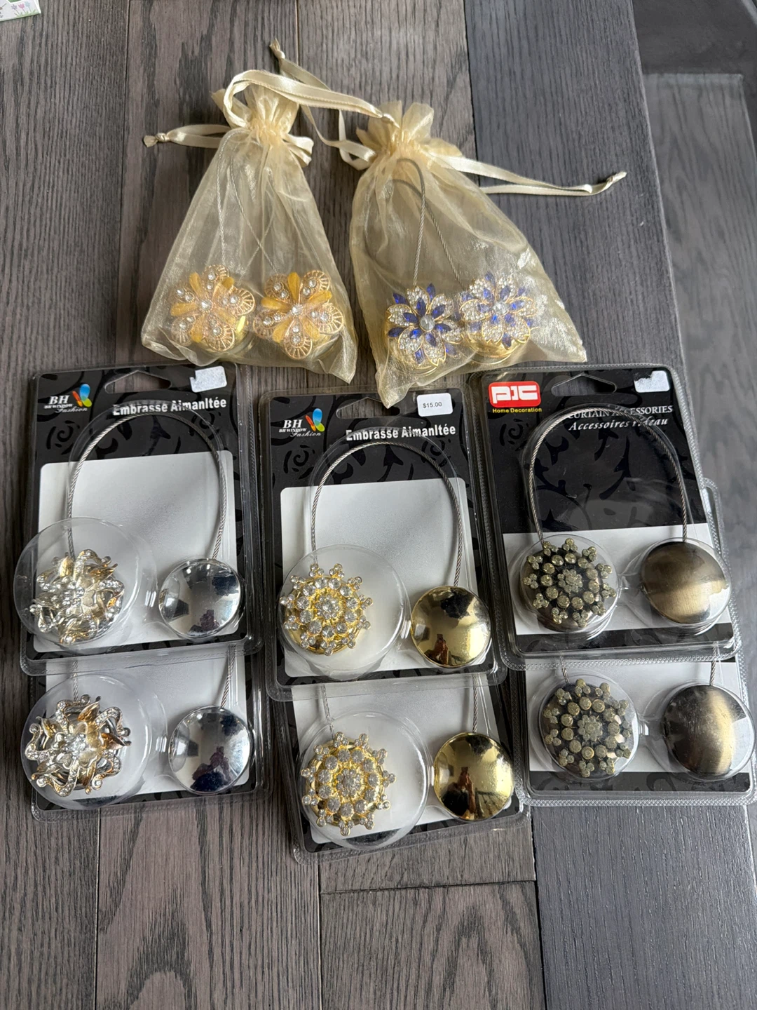 Magnetic Curtain Tiebacks