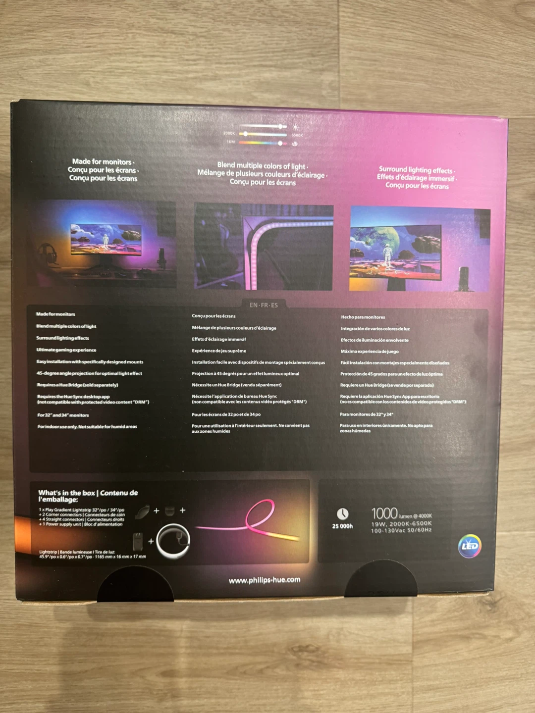 Hue Play Gradient PC Lightstrip 32–34” - BNIB - photo 2