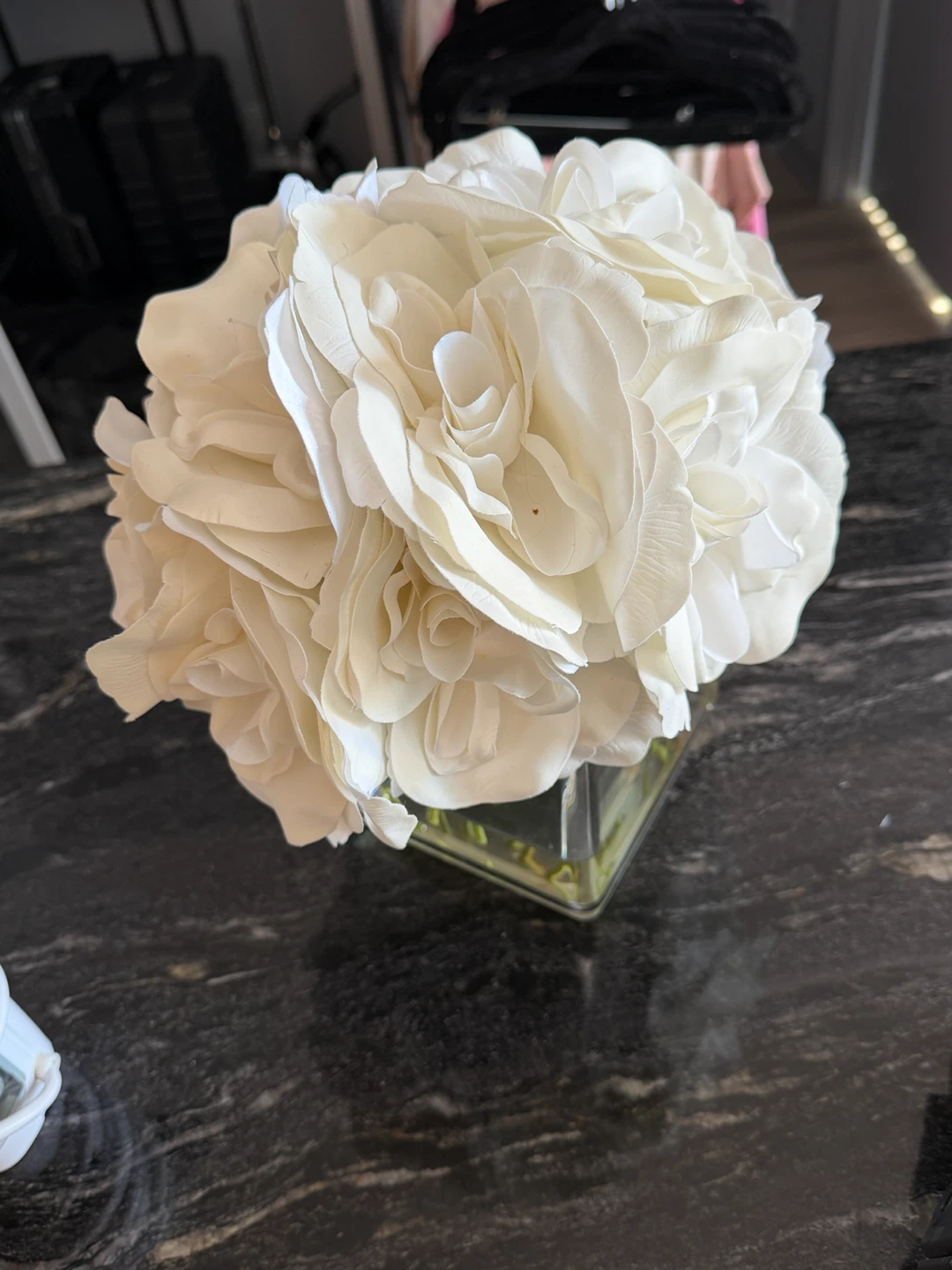 Artificial White Rose Arrangement - photo 2